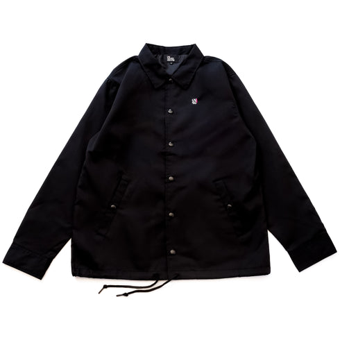 USG LOGO COACH JACKET /BLACK