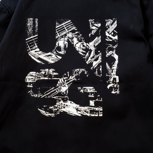 USG LOGO COACH JACKET /BLACK