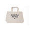 "DIG AND PLAY ACID JAZZ" TOTE BAG /WHITE