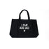 "I PLAY ACID JAZZ" TOTE BAG /BLACK